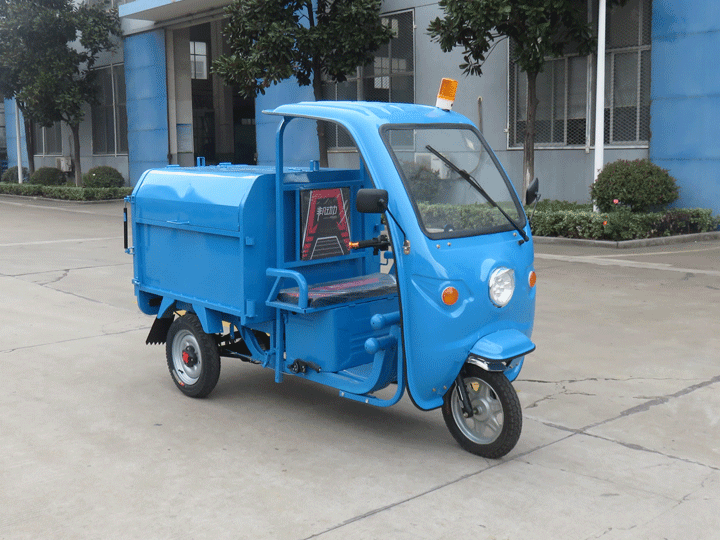 三轮铁皮收集车.gif